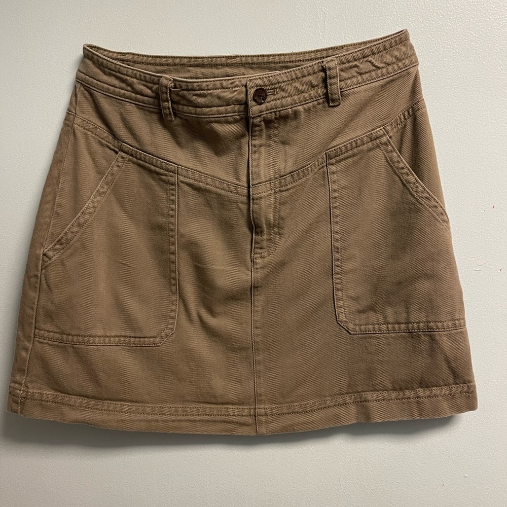 Banana Republic Olive Green Cargo Skirt